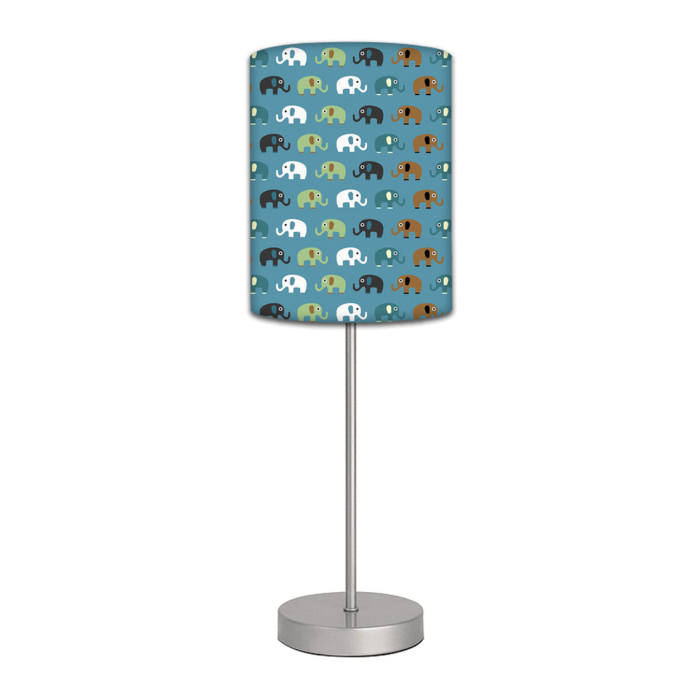 Stainless Steel Table Lamp For Living Room Bedroom -   Elephant (Blue) Nutcase