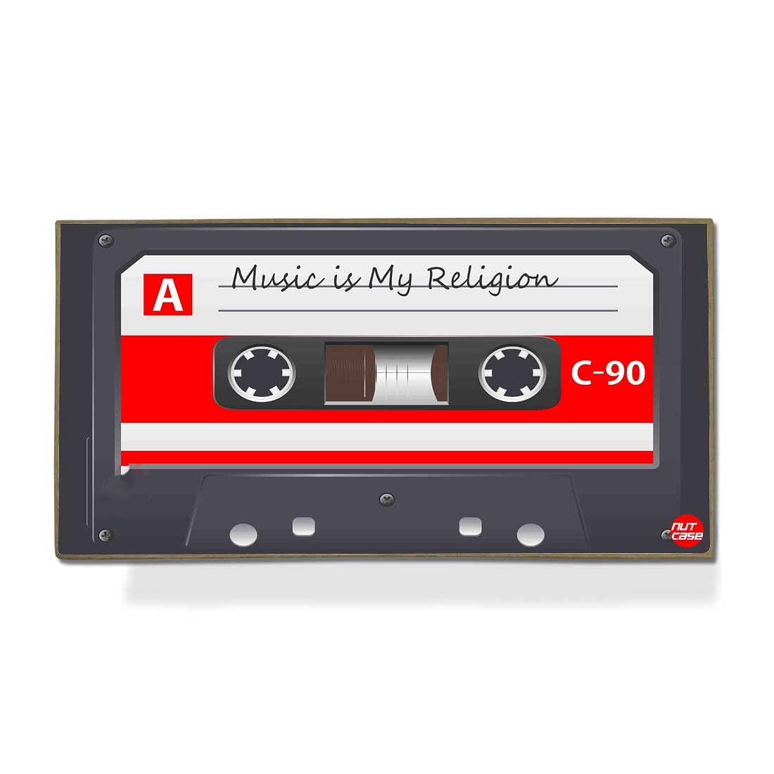 Stationery Kit Desk Organizer Memo Notepad - Music Is My Religion Nutcase