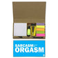 Stationery Kit Desk Organizer Memo Notepad - Sarcasm Give Me Orgasm Nutcase