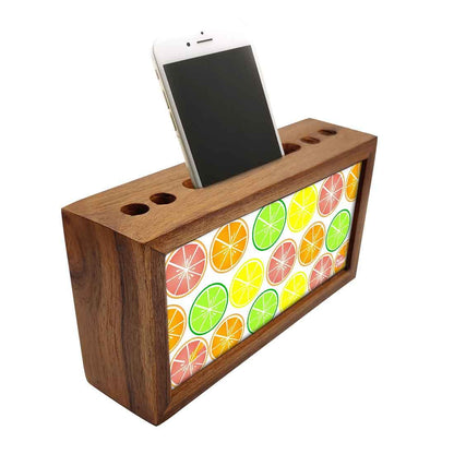 Pen Mobile Stand Holder Desk Organizer - Lemons Nutcase