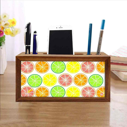 Pen Mobile Stand Holder Desk Organizer - Lemons Nutcase