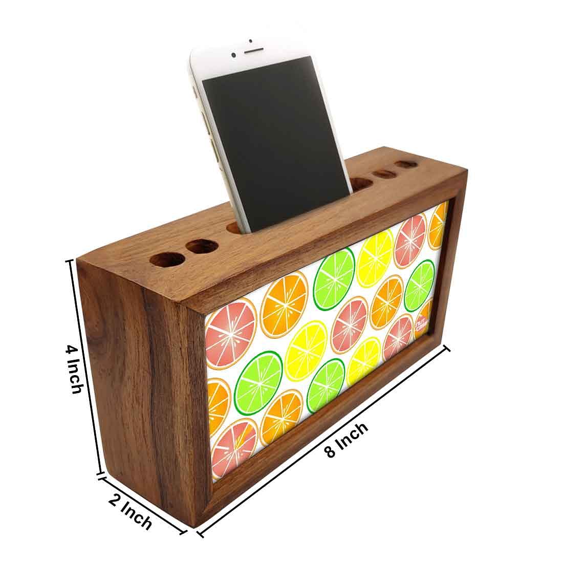 Pen Mobile Stand Holder Desk Organizer - Lemons Nutcase