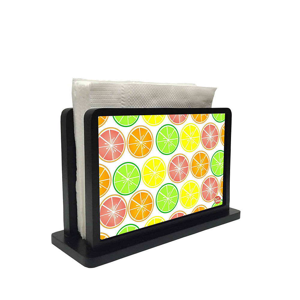 Tissue Holder Paper Napkin Stand - Lemons Design Nutcase