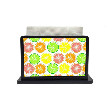 Tissue Holder Paper Napkin Stand - Lemons Design Nutcase