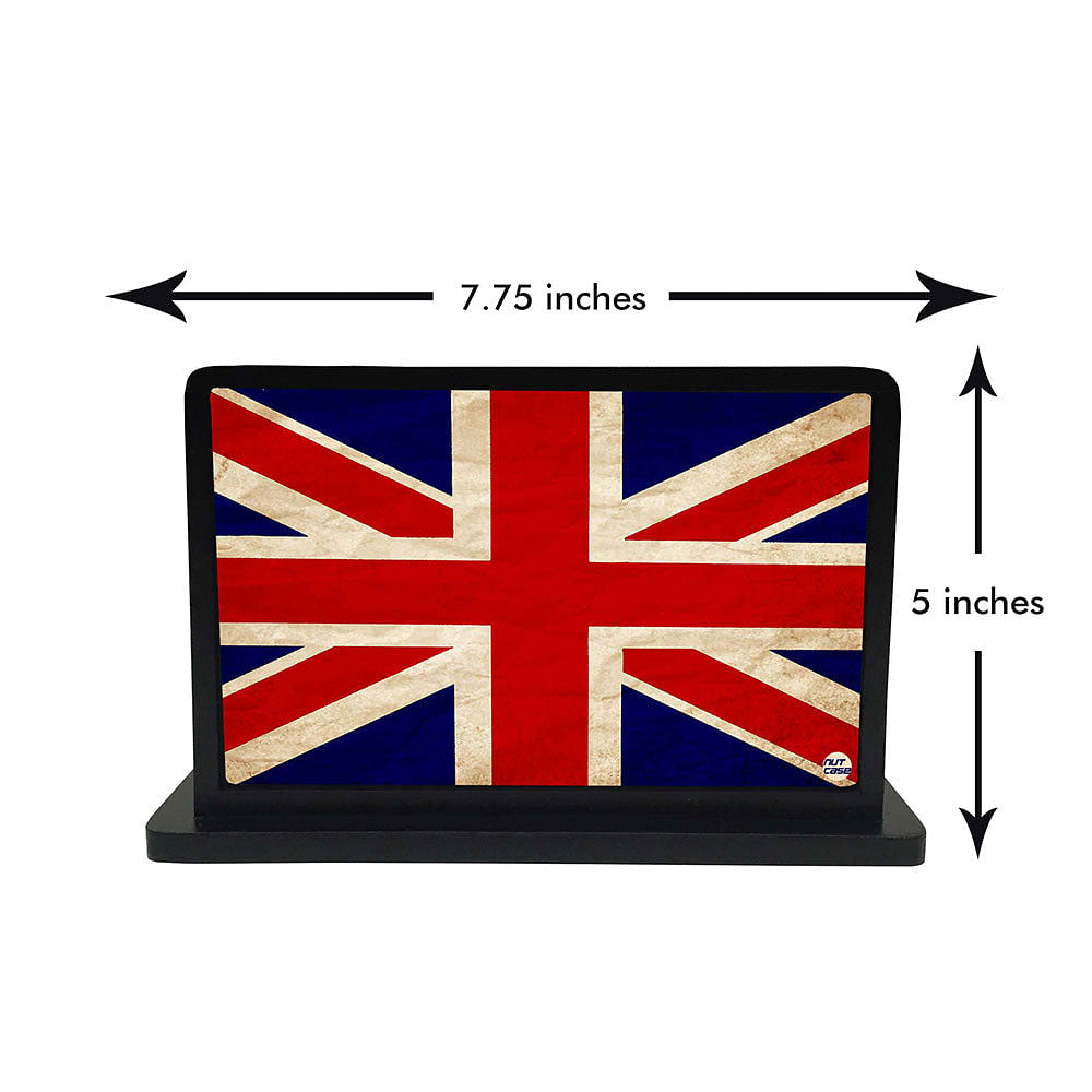 Tissue Holder Paper Napkin Stand - UK Union Jack Flag Nutcase