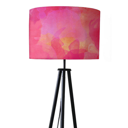 Pink Metal Tripod Floor Lamp  Light for Living Room Nutcase