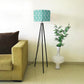 Tripod Floor Lamp Standing Light for Living Rooms - Damask Nutcase