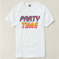 Nutcase Designer Round Neck Men's T-Shirt Wrinkle-Free Poly Cotton Tees - Party Time Nutcase