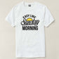 Nutcase Designer Round Neck Men's T-Shirt Wrinkle-Free Poly Cotton Tees - Sunday Morning Nutcase