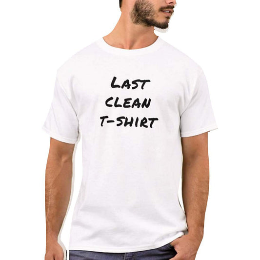 Nutcase Designer Round Neck Men's T-Shirt Wrinkle-Free Poly Cotton Tees - Last Clean T-Shirt Nutcase