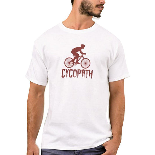 Nutcase Designer Round Neck Men's T-Shirt Wrinkle-Free Poly Cotton Tees - Cyclopath Nutcase