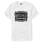 Nutcase Designer Round Neck Men's T-Shirt Wrinkle-Free Poly Cotton Tees - Wine Wednesday Nutcase