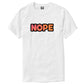 Nutcase Designer Round Neck Men's T-Shirt Wrinkle-Free Poly Cotton Tees - Nope Nutcase