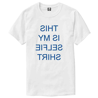 Nutcase Designer Round Neck Men's T-Shirt Wrinkle-Free Poly Cotton Tees - This is My Selfie Nutcase