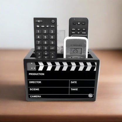 Black Remote Control Holder For TV / AC Remotes -  Filmy Nutcase