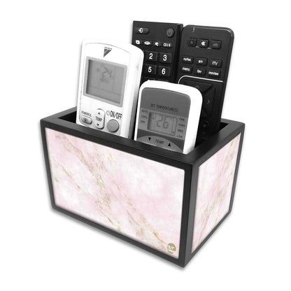 Beautiful Remote Control Holder For TV / AC Remotes -  Marble Pink Nutcase