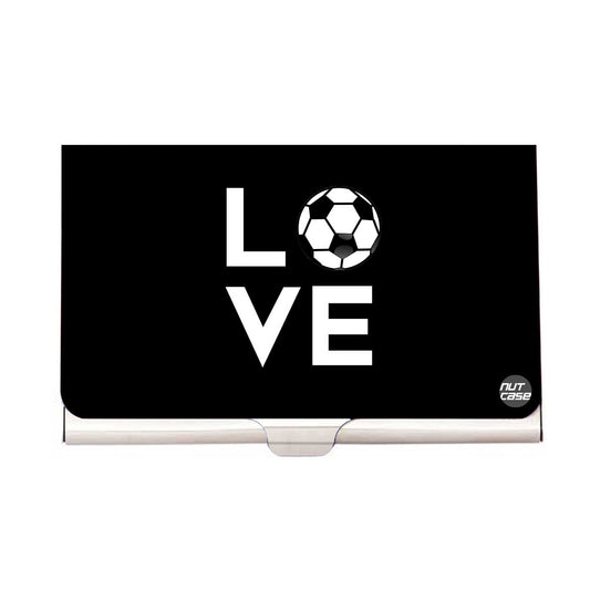 Designer Visiting Card Holder Nutcase - Love Football Nutcase