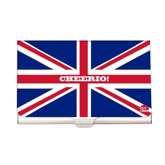 Designer Visiting Card Holder Nutcase - Cheerios Union Jack British Flag Nutcase