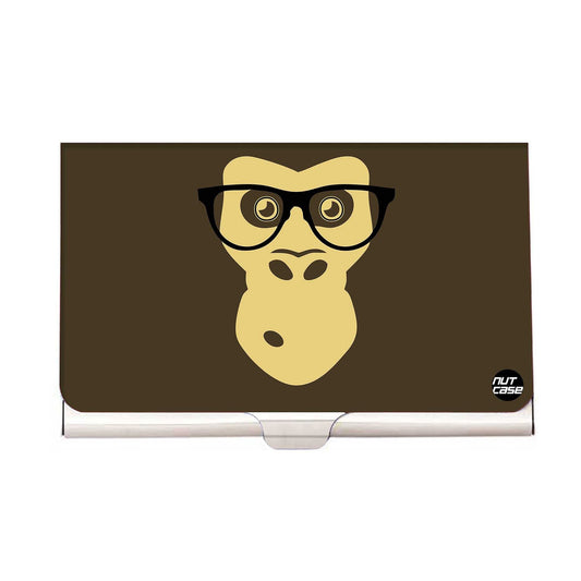 Designer Visiting Card Holder Nutcase - Hipster Chimp Nutcase