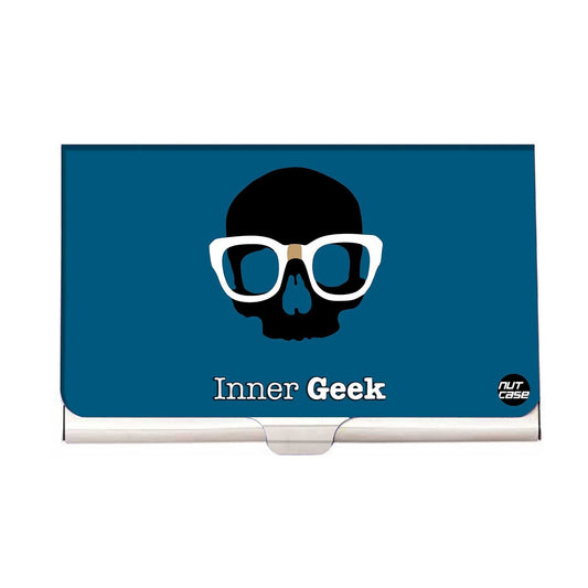 Designer Visiting Card Holder Nutcase - Inner Geek Nutcase
