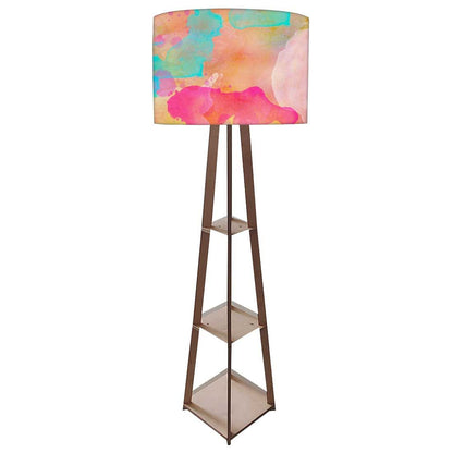 Wooden Multicolor Floor Lamps for Living Room Nutcase