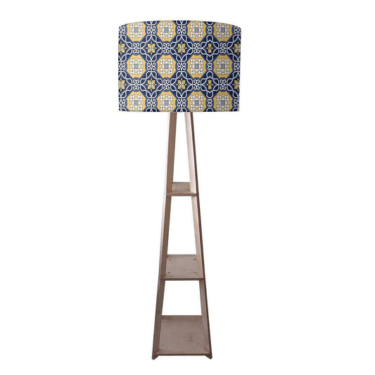 Floor Lamps For Bedroom - Floral Spanish Pattern Nutcase