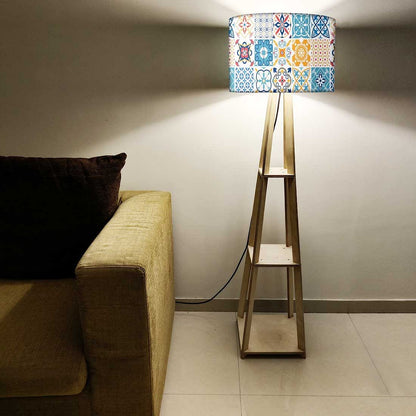 Wooden Floor Lamp Modern for Living Room Nutcase