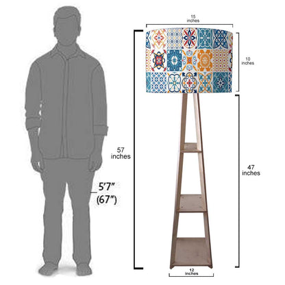 Wooden Floor Lamp Modern for Living Room Nutcase