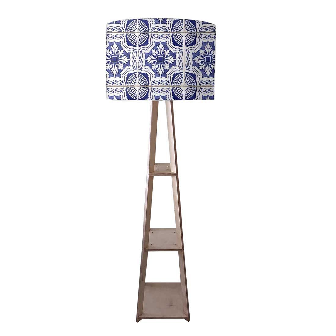 Modern Tripod Floor Lamp for Living Room - Morocco Mosaic Nutcase