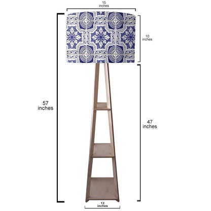 Modern Tripod Floor Lamp for Living Room - Morocco Mosaic Nutcase