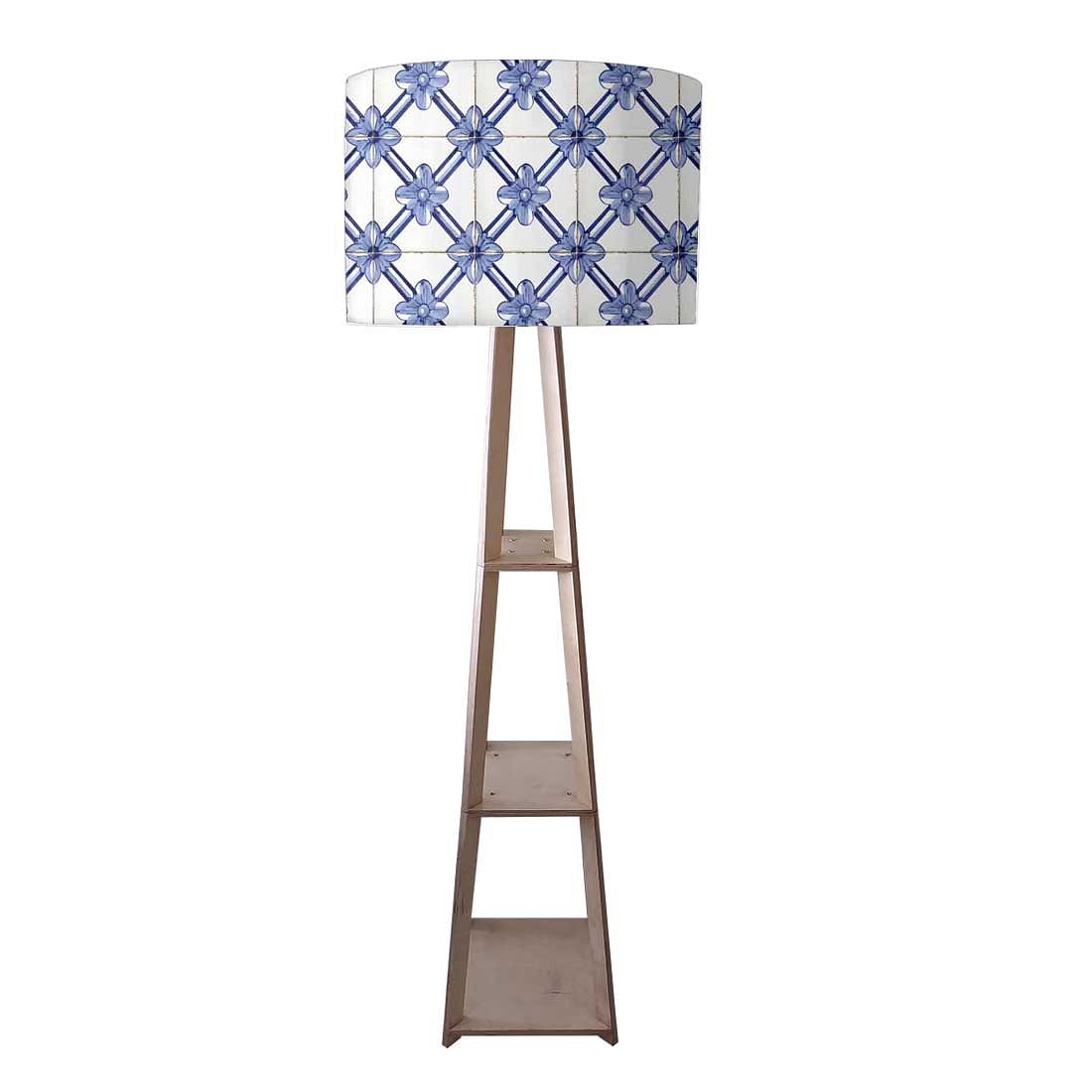 Floor Standing Lamps for Living Room - Portuguese Checks Nutcase