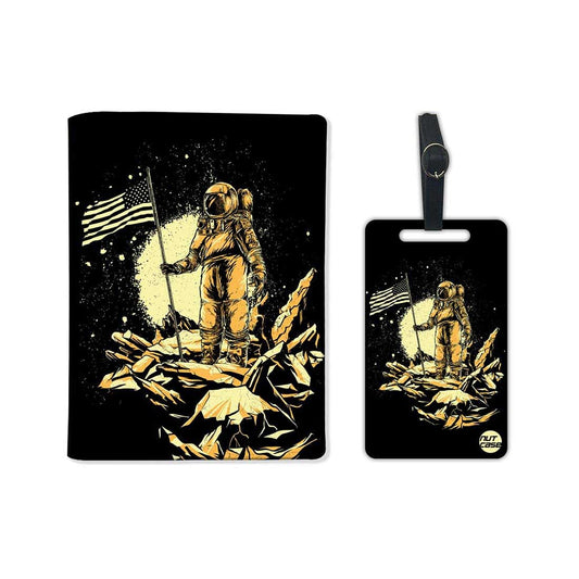 Passport Cover Holder Travel Case With Luggage Tag - Astrology Nutcase