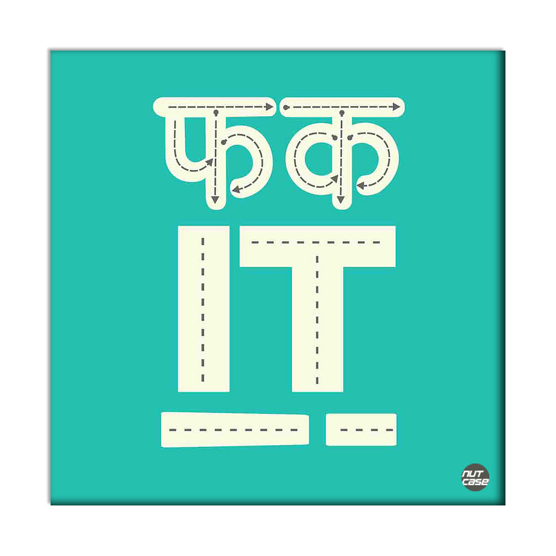 Wall Art Decor Panel For Home - Fk IT Nutcase