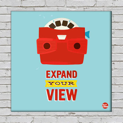 Wall Art Decor Panel For Home - Expand Your View Nutcase