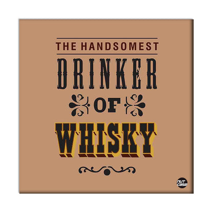 Wall Art Decor Panel For Home - Drinker of Whisky Nutcase