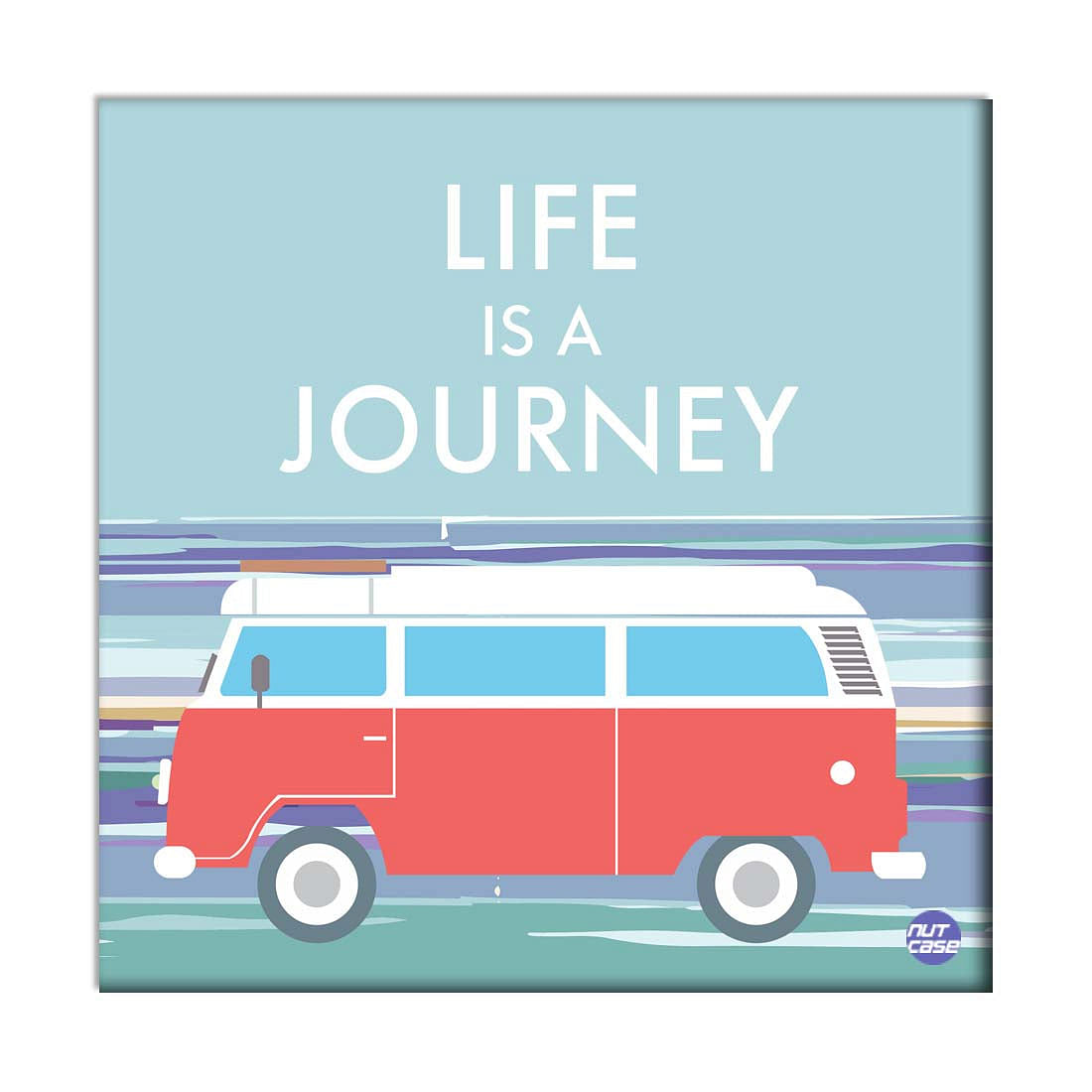 Wall Art Decor Panel For Home - Life IS A Journey Nutcase