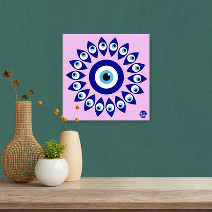 Home Wall Art Décor Hanging Panels for Bedroom Office Decoration - Evil Eye Protector Nutcase