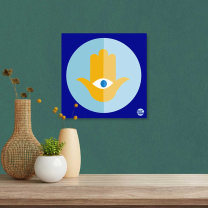 Wall Art Home Decor for Living Room Bedroom Decoration - Evil Eye Protector Nutcase