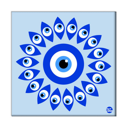 Wall Art Home Decor for Living Room Bedroom Decoration - Evil Eye Protector Nutcase