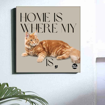 Cat Name Plate for House