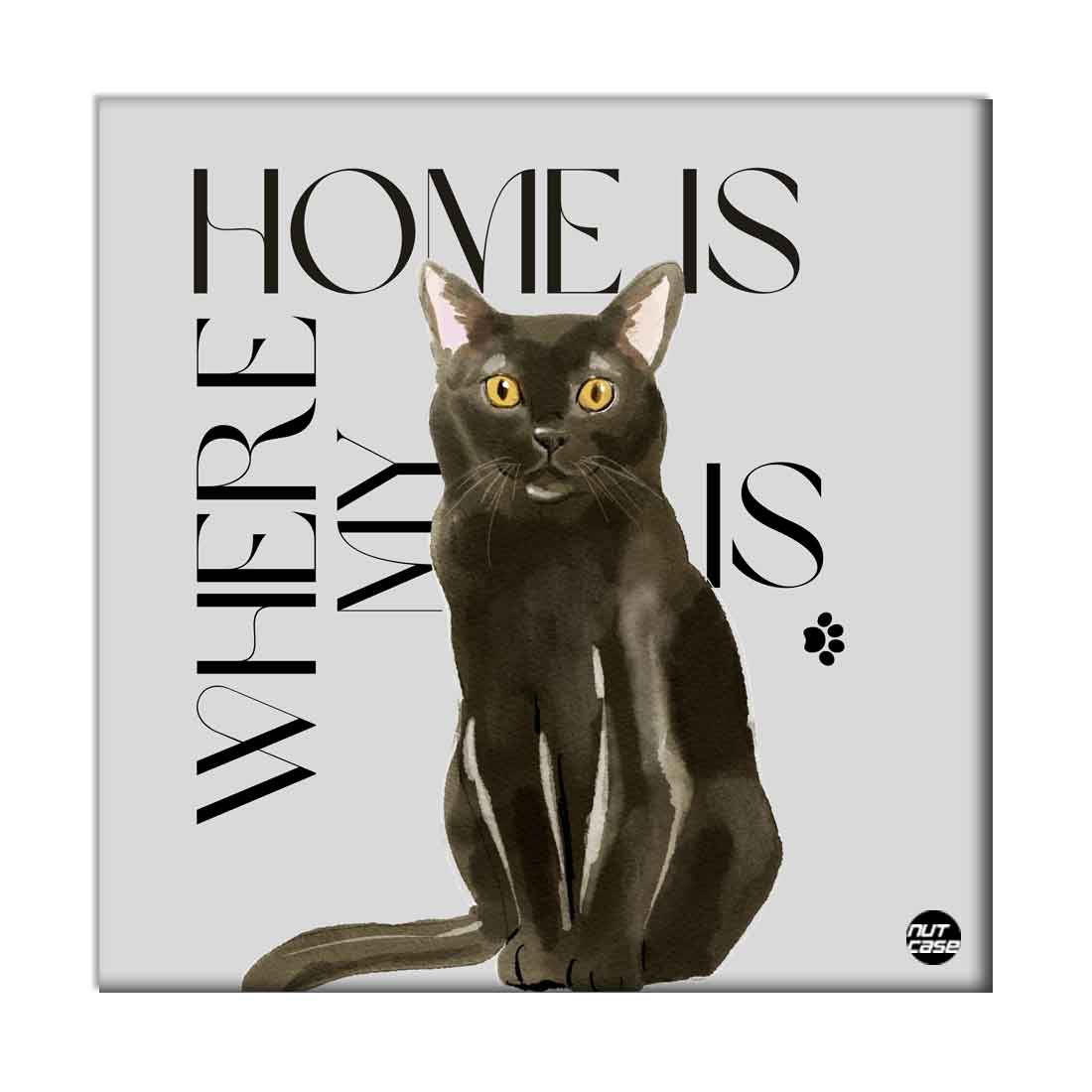 Black Cat Wall Art for Wall Home Décor