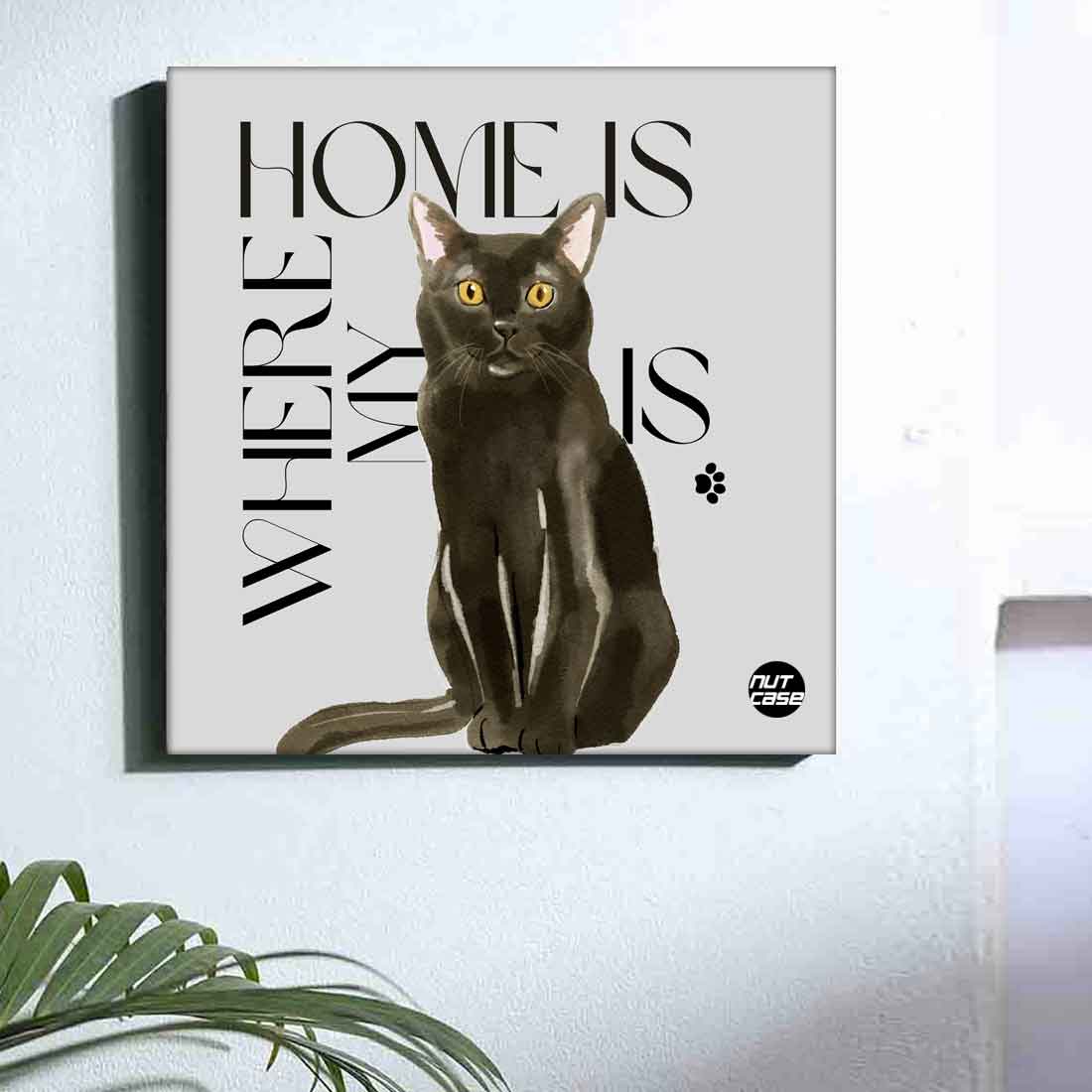 Black Cat Wall Art for Wall Home Décor