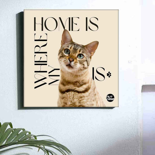 Wall Décor Framed Cat Art