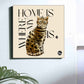 Cat Wall Painting for Wall Décor