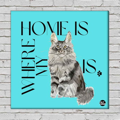 Cat Name Plate for House