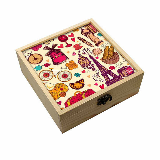 Jewellery Box Makepup Organizer -  Paris City Nutcase