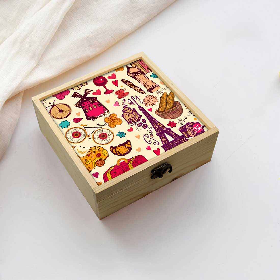 Jewellery Box Makepup Organizer -  Paris City Nutcase