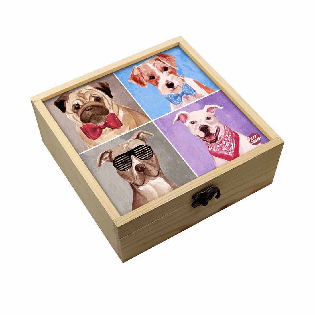 Jewellery Box Makepup Organizer -  Cute Small Dogs Nutcase