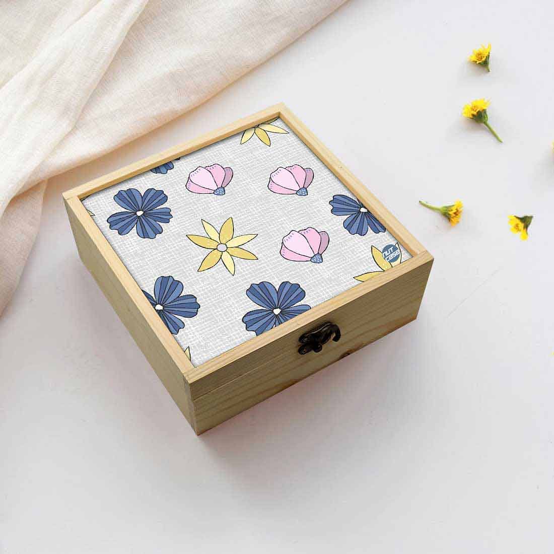 Jewellery Box Makepup Organizer -  Flower Petals Nutcase