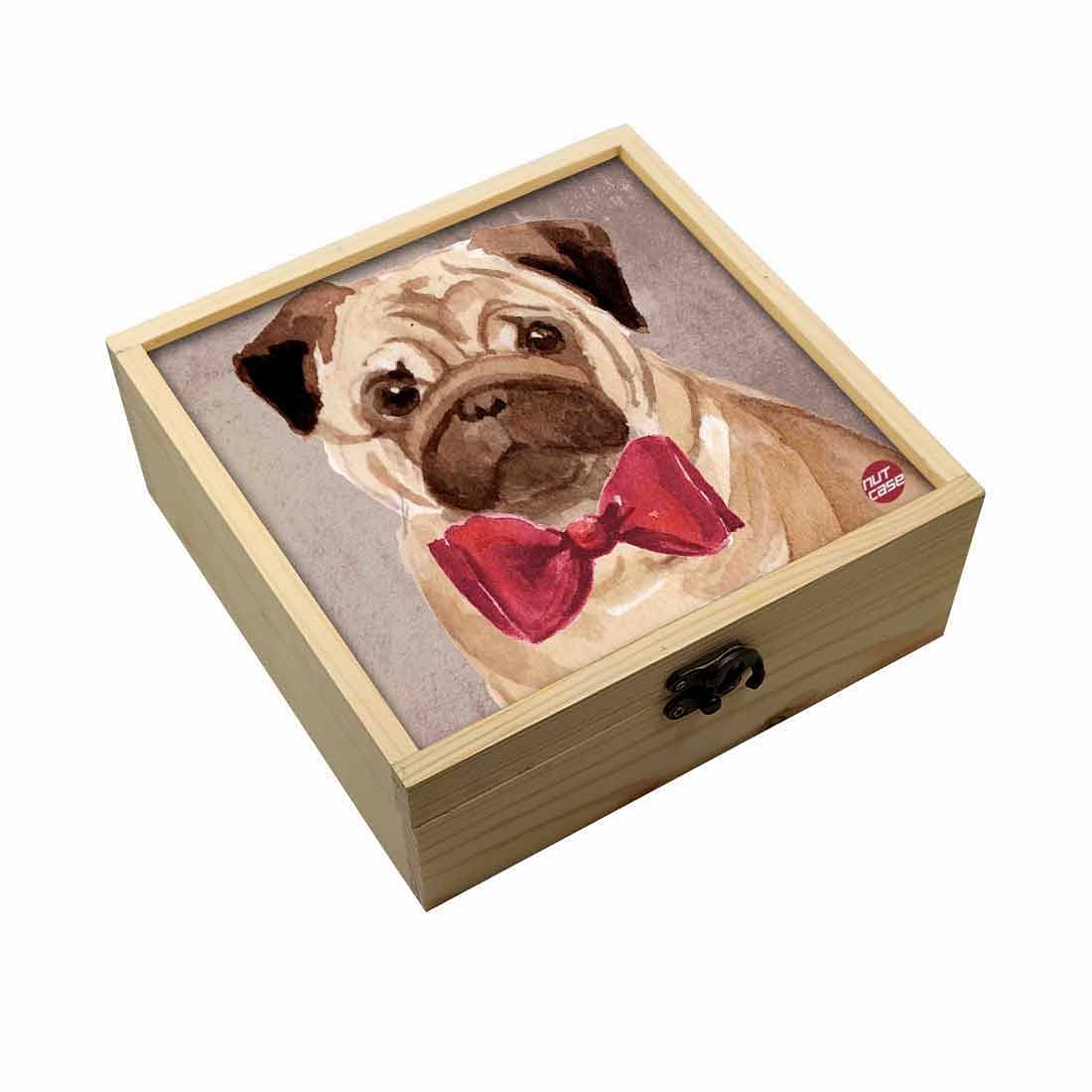 Jewellery Box Makepup Organizer -  Cute Bulldog Nutcase